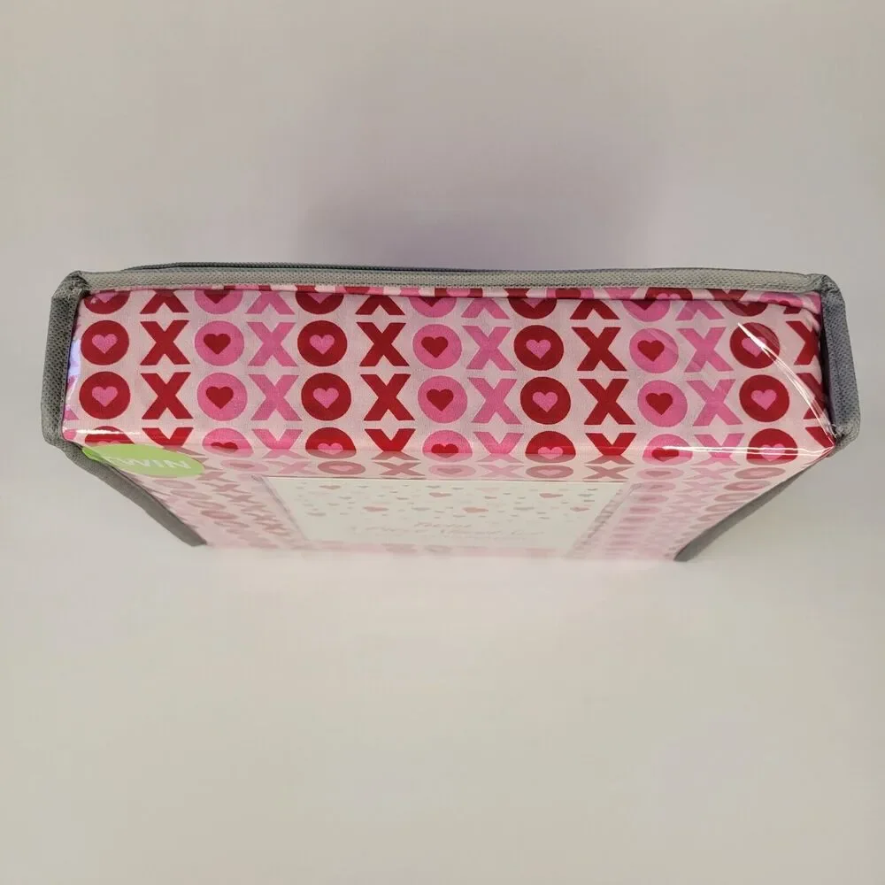 Valentines Day Red Pink XOXO KISS Love 3 piece TWIN Sheets Set Girls Teen Hearts